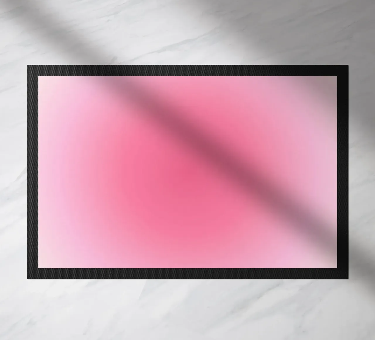 Stampa d'arte a gradi "Pink Dream Aura" - Estetica e serenità zerbino da ClubArt