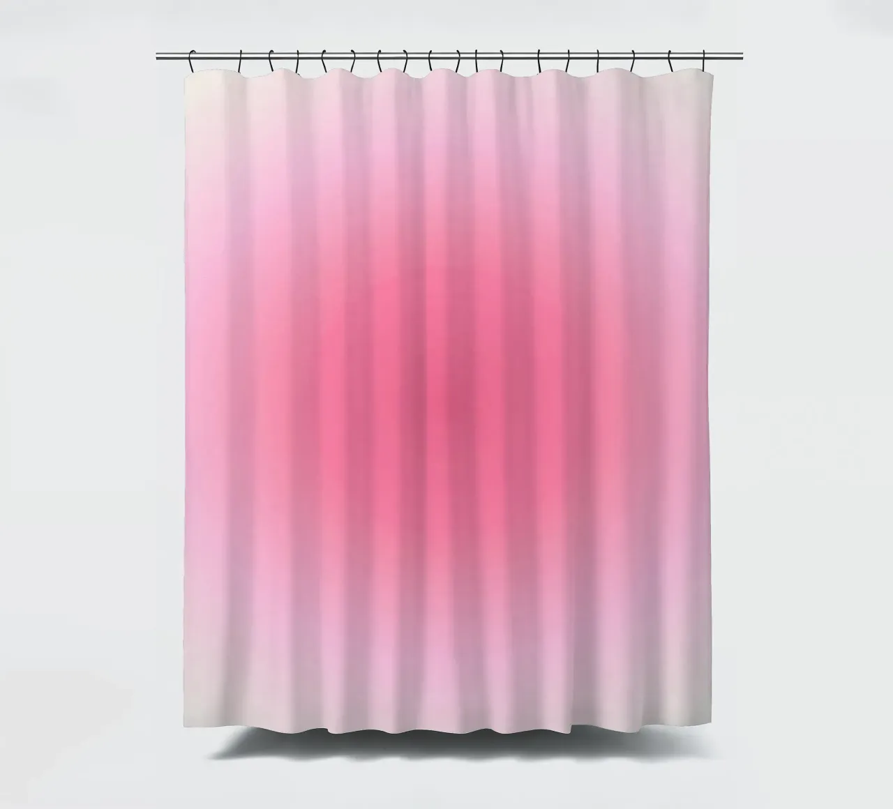 "Roze Droom Aura" Kleurverloop Kunstdruk - Esthetisch & Sereen douchegordijn van ClubArt