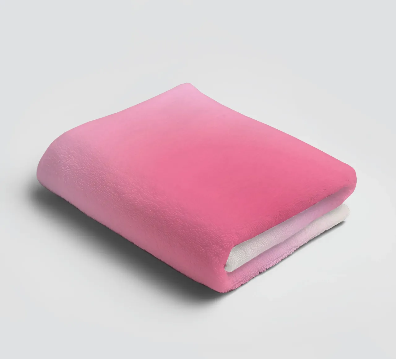 "Roze Droom Aura" Kleurverloop Kunstdruk - Esthetisch & Sereen badhanddoek van ClubArt
