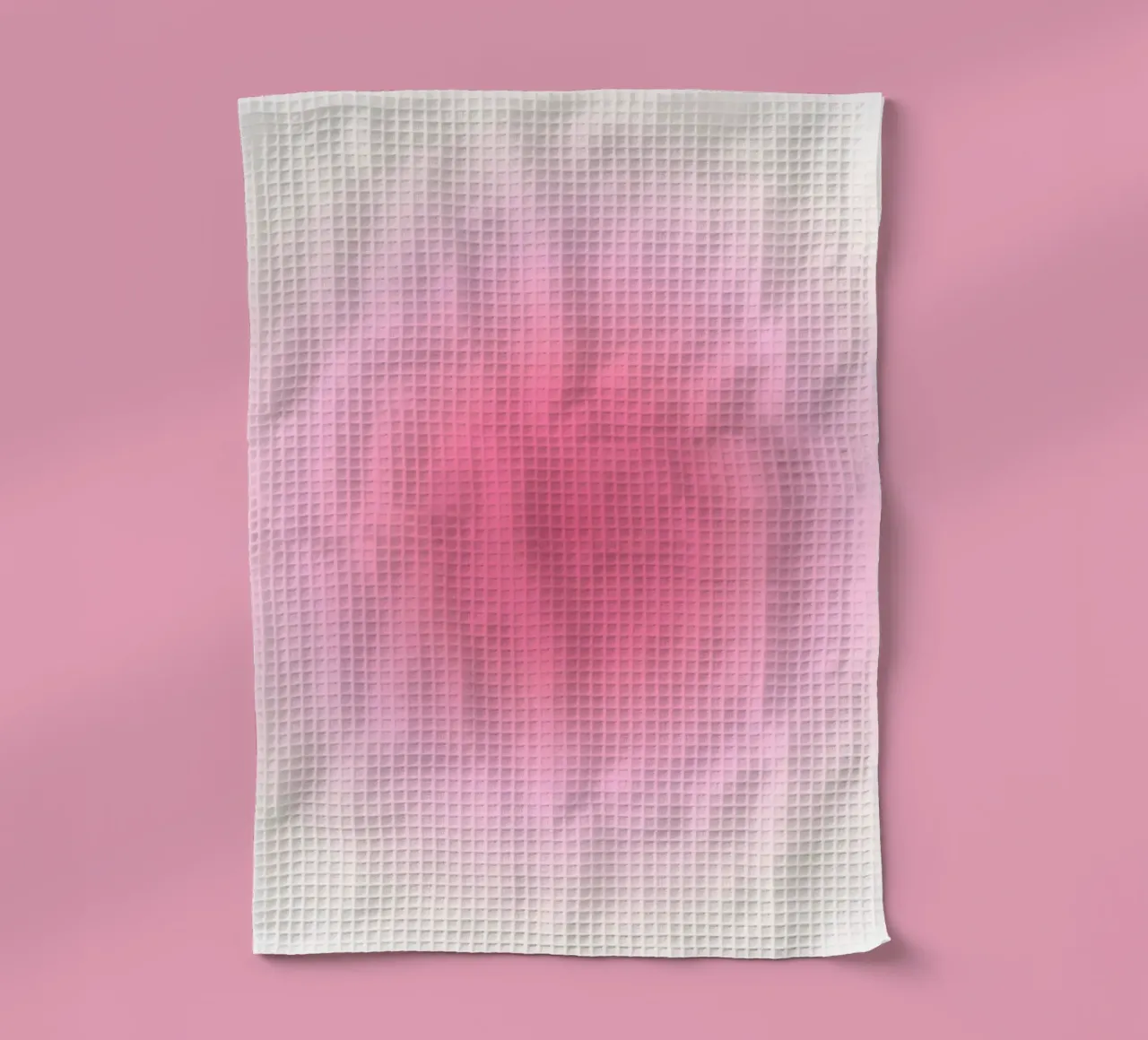 "Roze Droom Aura" Kleurverloop Kunstdruk - Esthetisch & Sereen theedoek van ClubArt