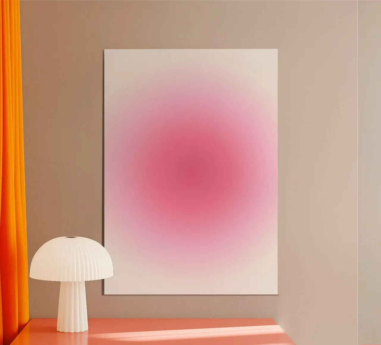 "Pink Dream Aura" Kunstdruck mit Farbverlauf - Ästhetisch & heiter Poster von ClubArt