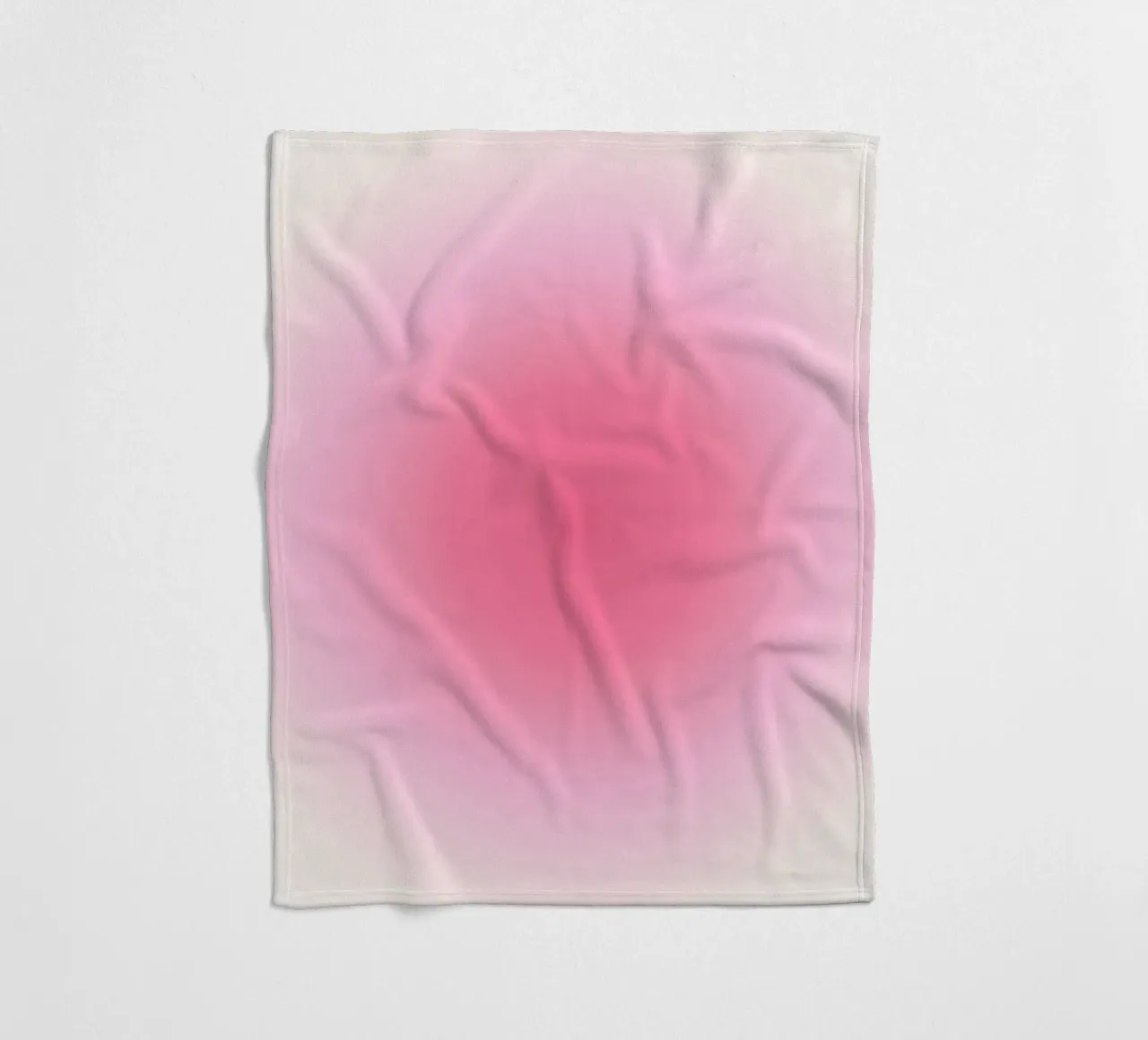 "Pink Dream Aura" Kunstdruck mit Farbverlauf - Ästhetisch & heiter Fleecedecke von ClubArt