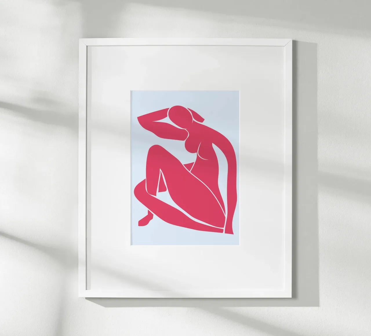 "Matisse Nude" Abstract Figure Print - Mid-Century Modern hahnemühle by ClubArt