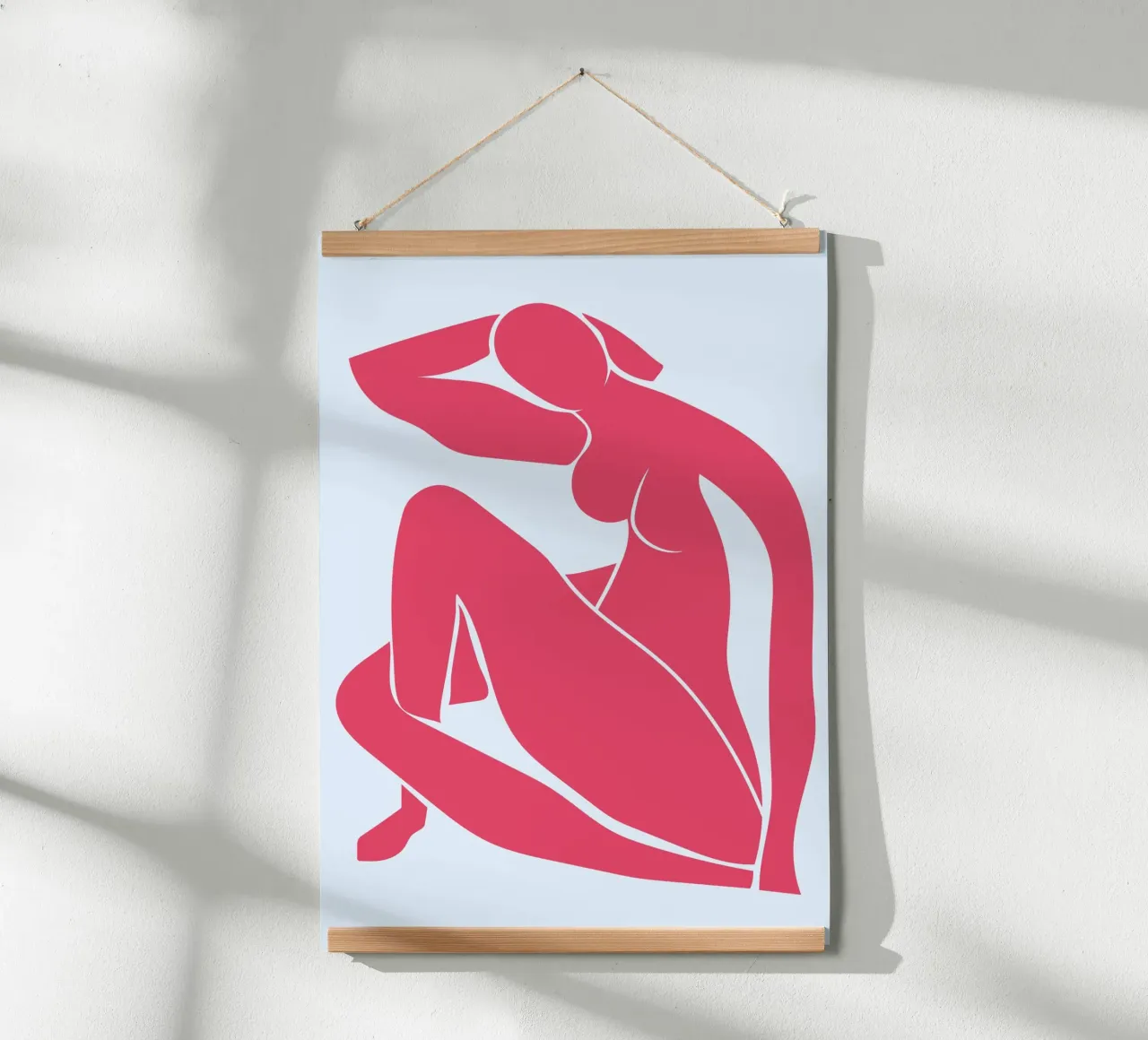 "Matisse Nude" Abstract Figure Print - Mid-Century Modern hahnemühle by ClubArt