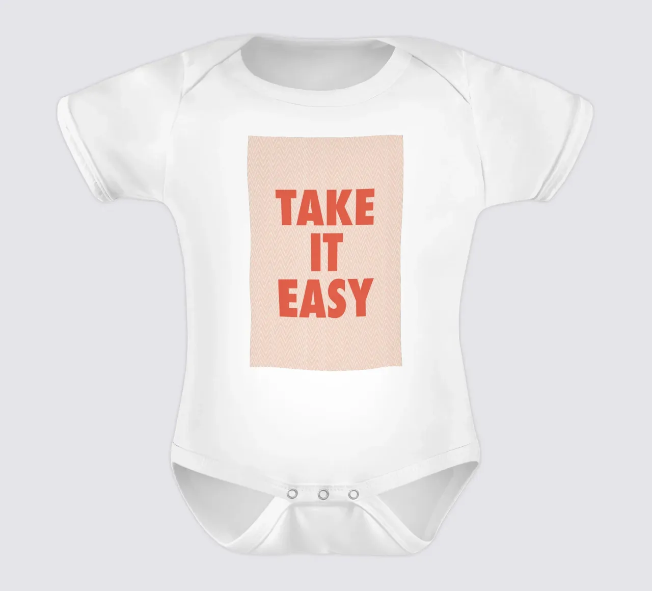 Take It Easy body neonato maniche corte da The Native State