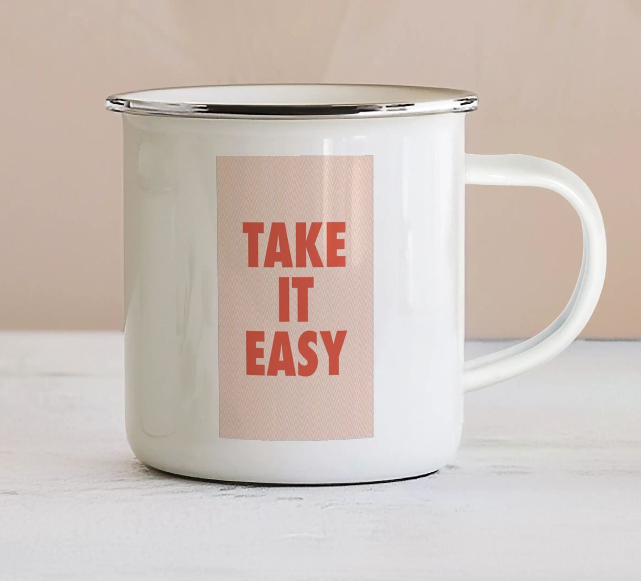 Take It Easy tazza in smalto da The Native State