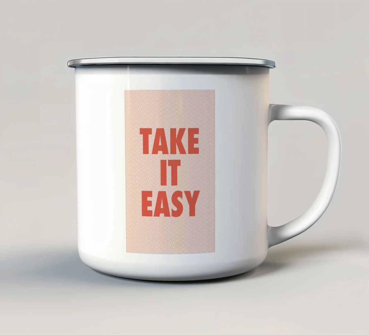 Take It Easy tazza in smalto da The Native State