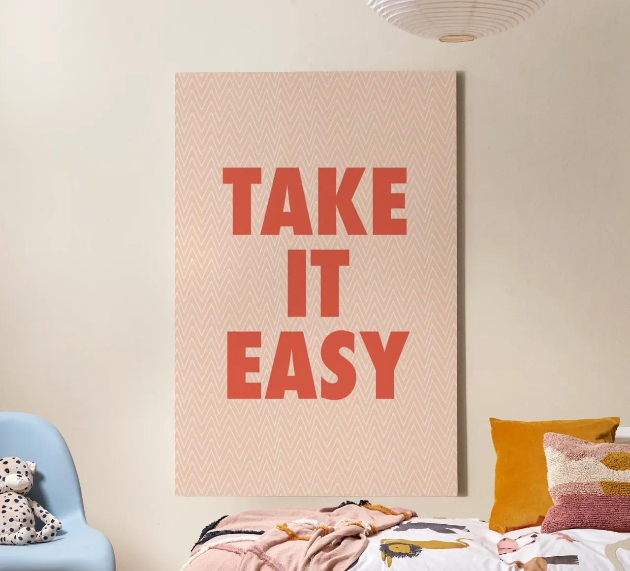 Take It Easy tela con Cornice a cassetta da The Native State