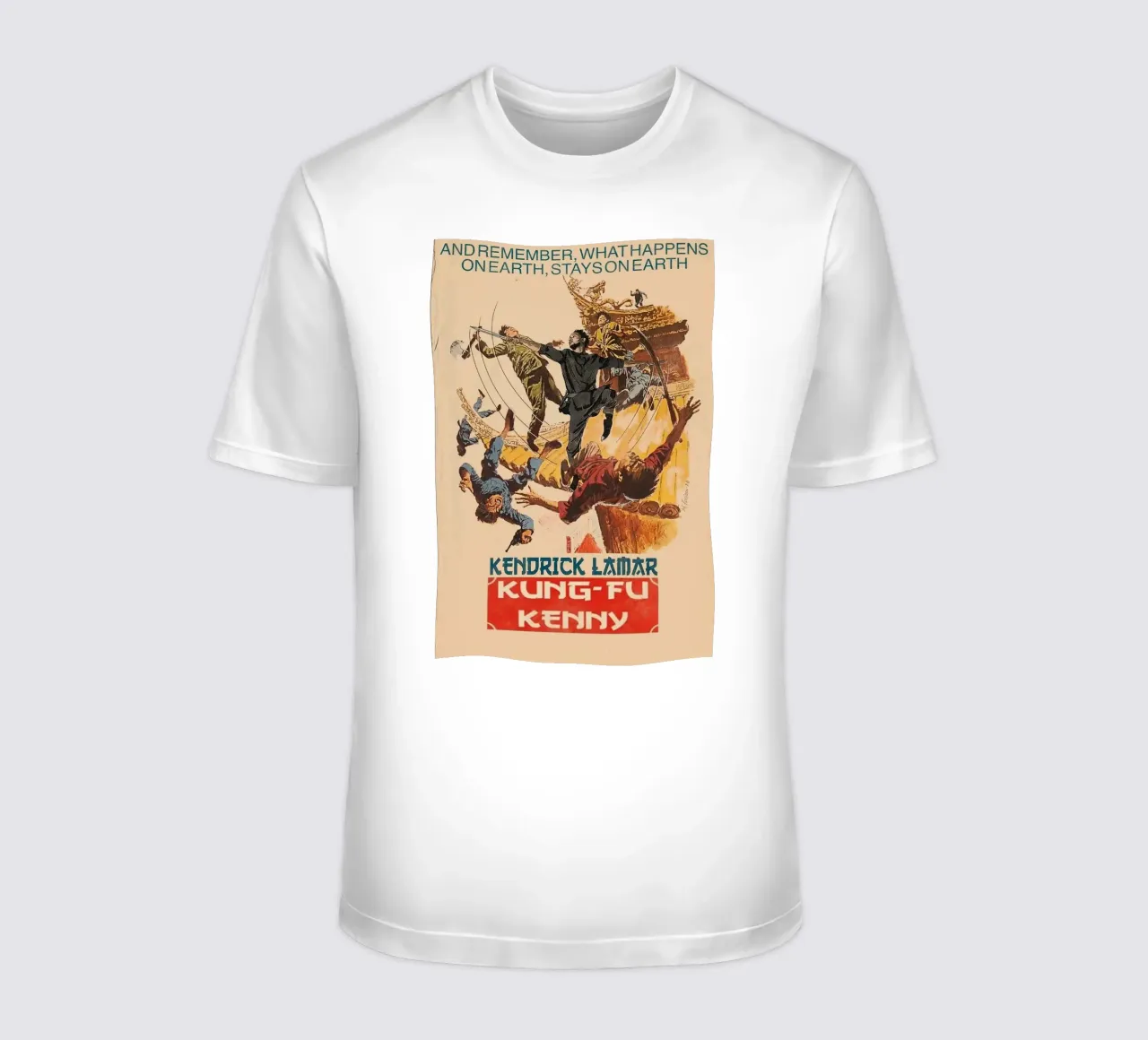 Kung Fu Kenny – Kendrick Lamar t-shirt da Attaboy Dsgn