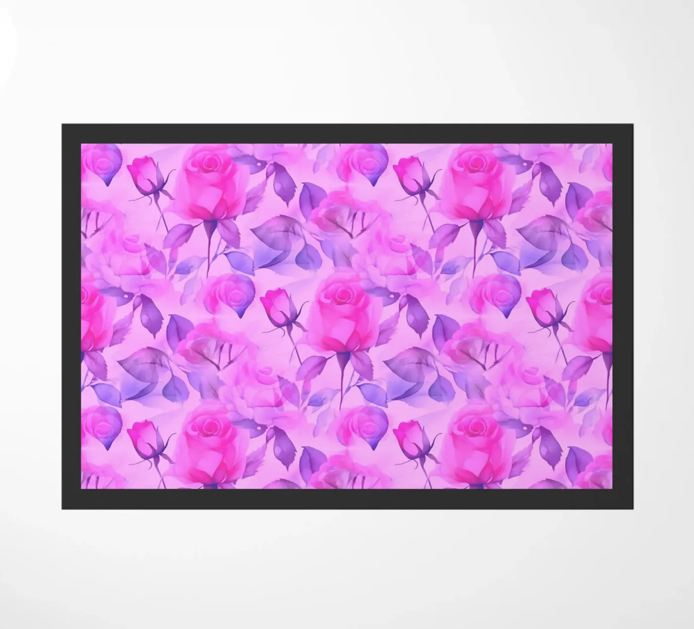 Rose delicate rosa e blu zerbino da SilverPegasus