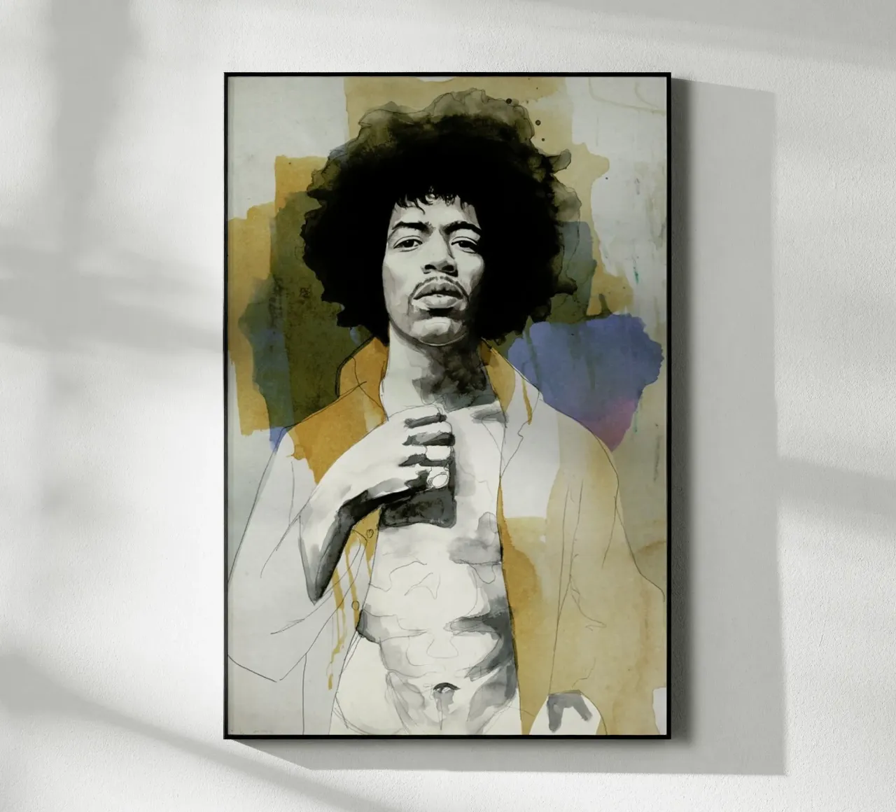 Jimi Hendrix plexiglass da David Diehl