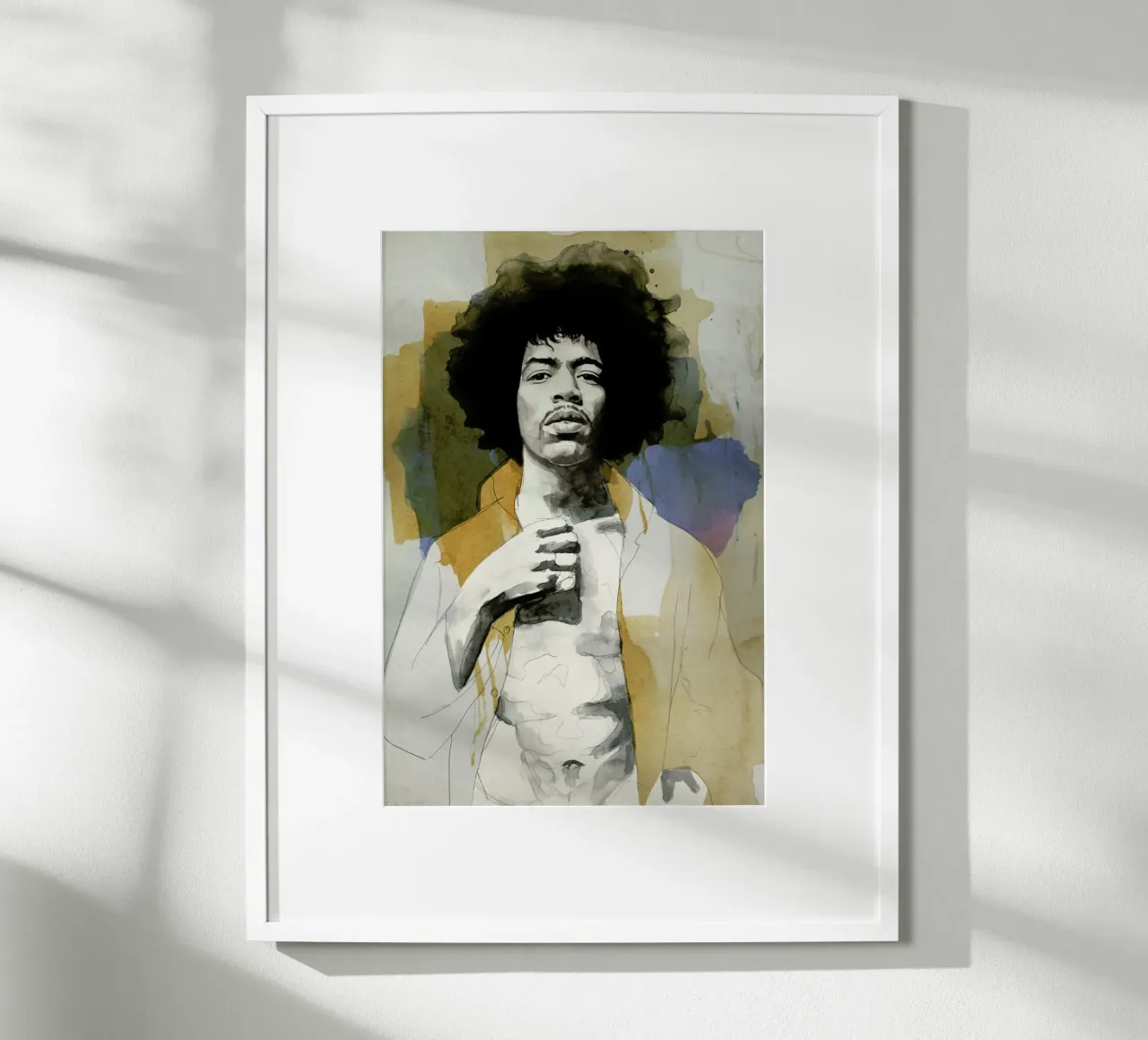 Jimi Hendrix poster van David Diehl