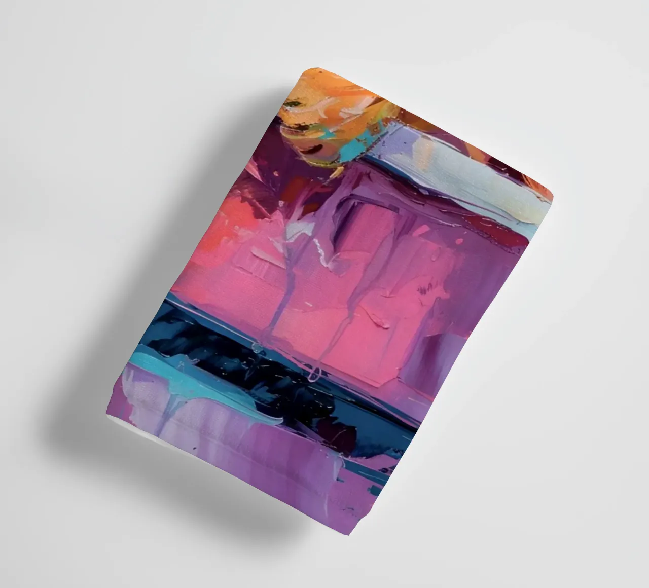 "Lion dans la baignoire" art abstrait impressionniste - Bold & Wi serviette de bain de ClubArt