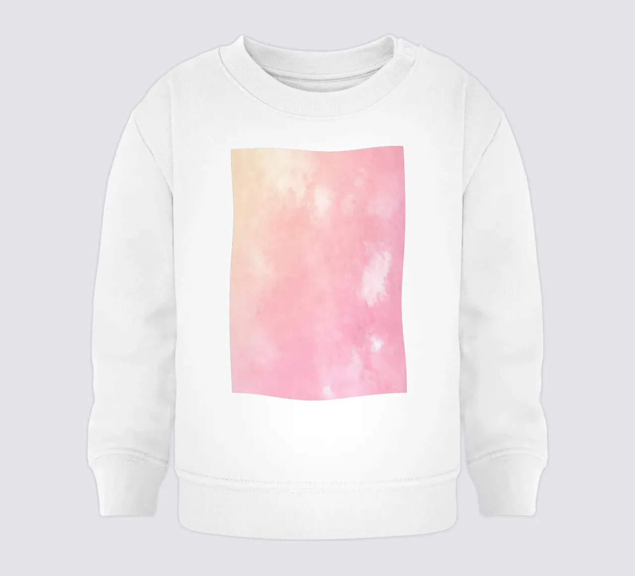 Texture astratta ad acquerello "Soft Pink Haze" - Sereno e tranquillo felpa neonato da ClubArt