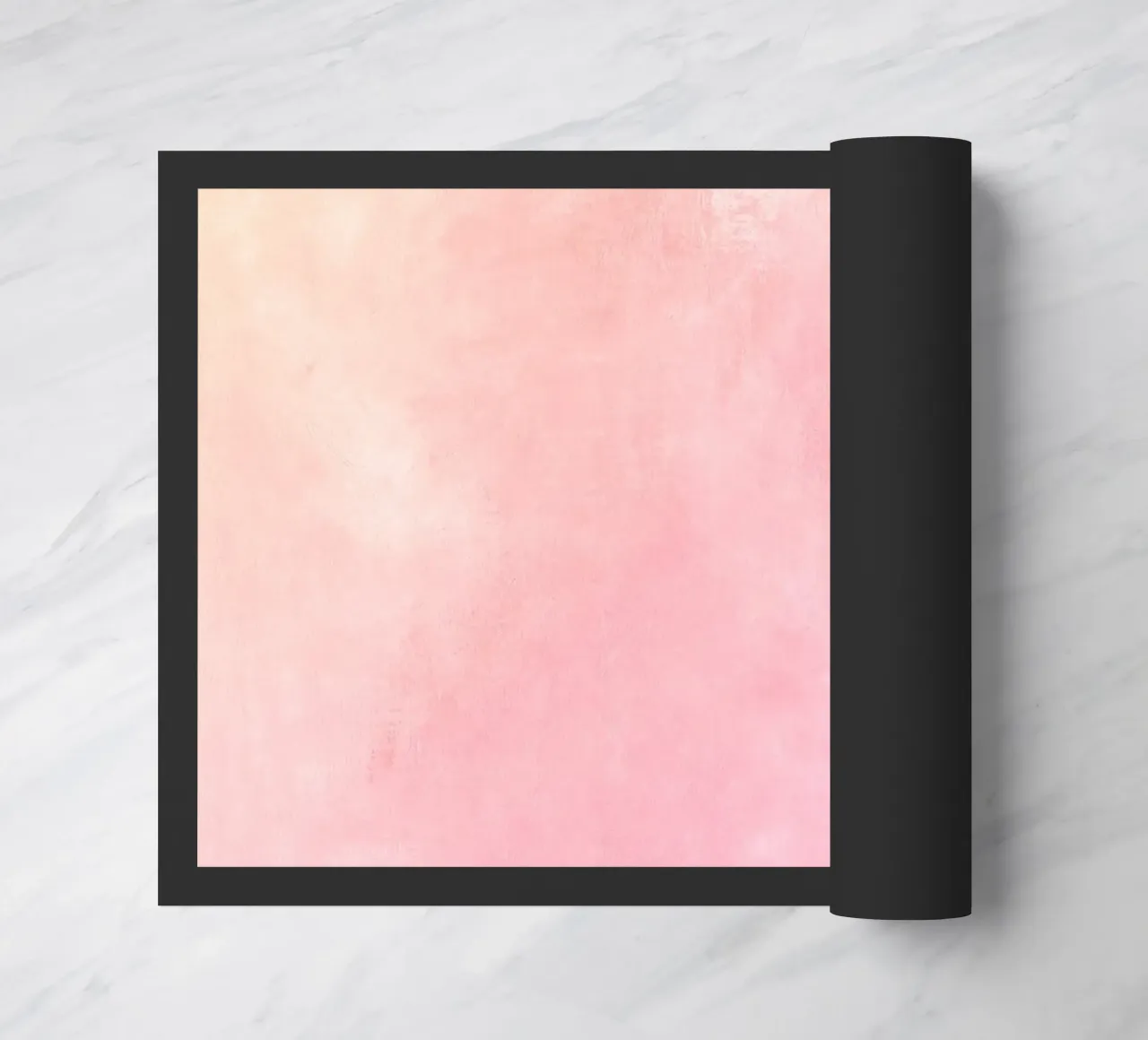 Texture astratta ad acquerello "Soft Pink Haze" - Sereno e tranquillo zerbino da ClubArt