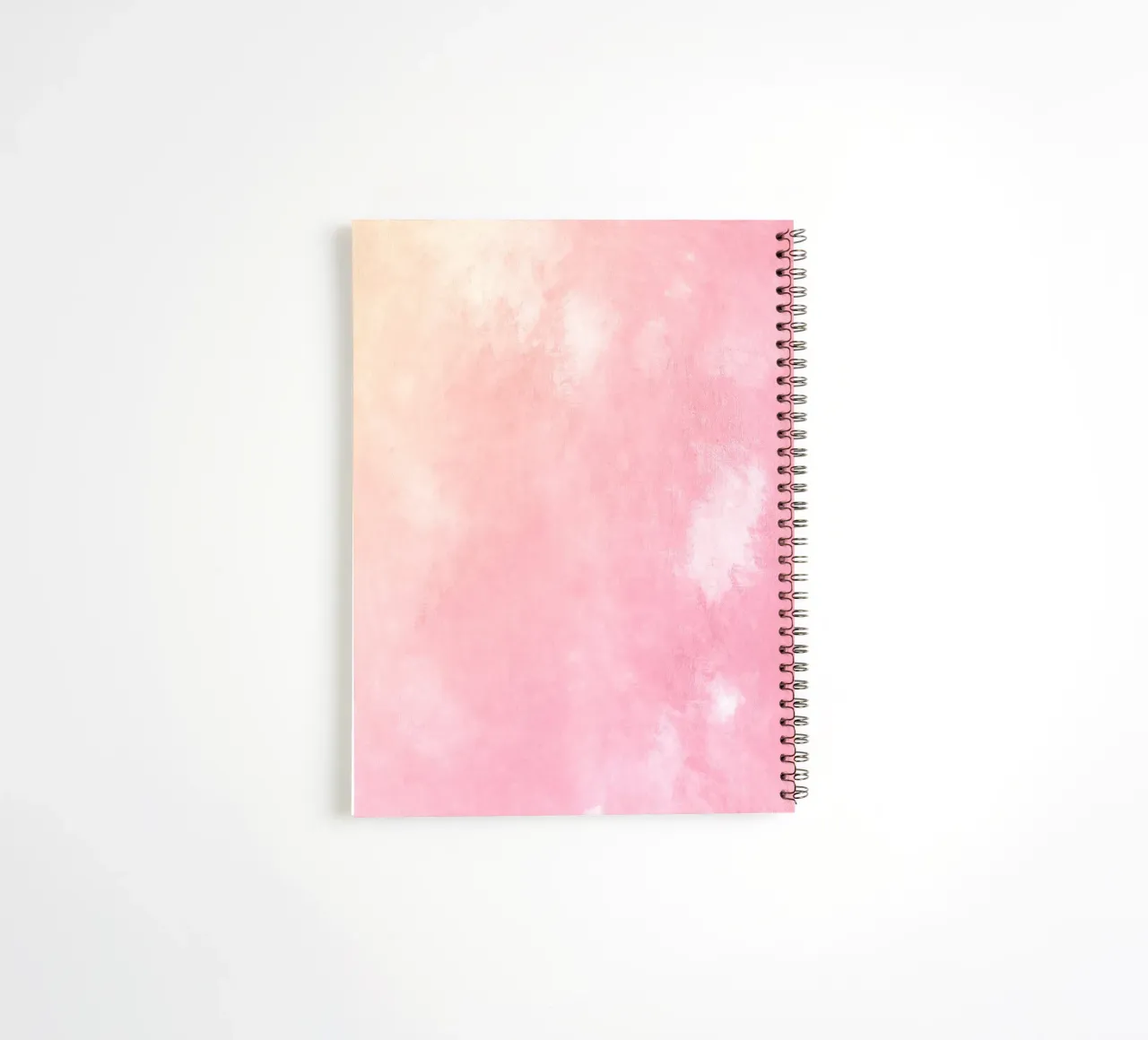 "Soft Pink Haze" Abstract Watercolor Texture - Serene & Calm spiral notebook by ClubArt