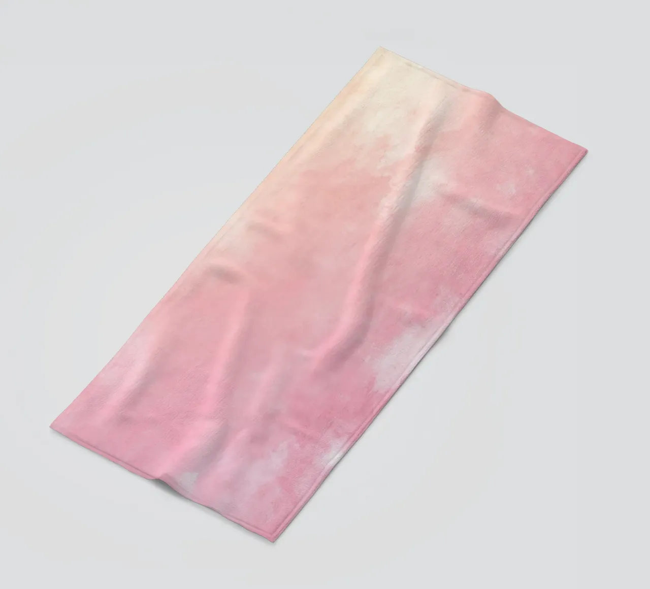 Texture astratta ad acquerello "Soft Pink Haze" - Sereno e tranquillo telo mare da ClubArt