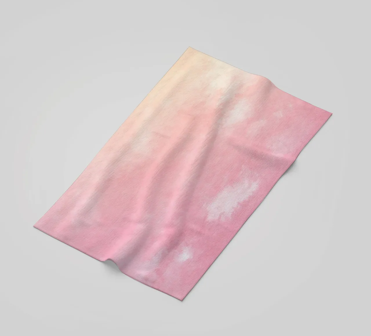 Texture astratta ad acquerello "Soft Pink Haze" - Sereno e tranquillo telo mare da ClubArt