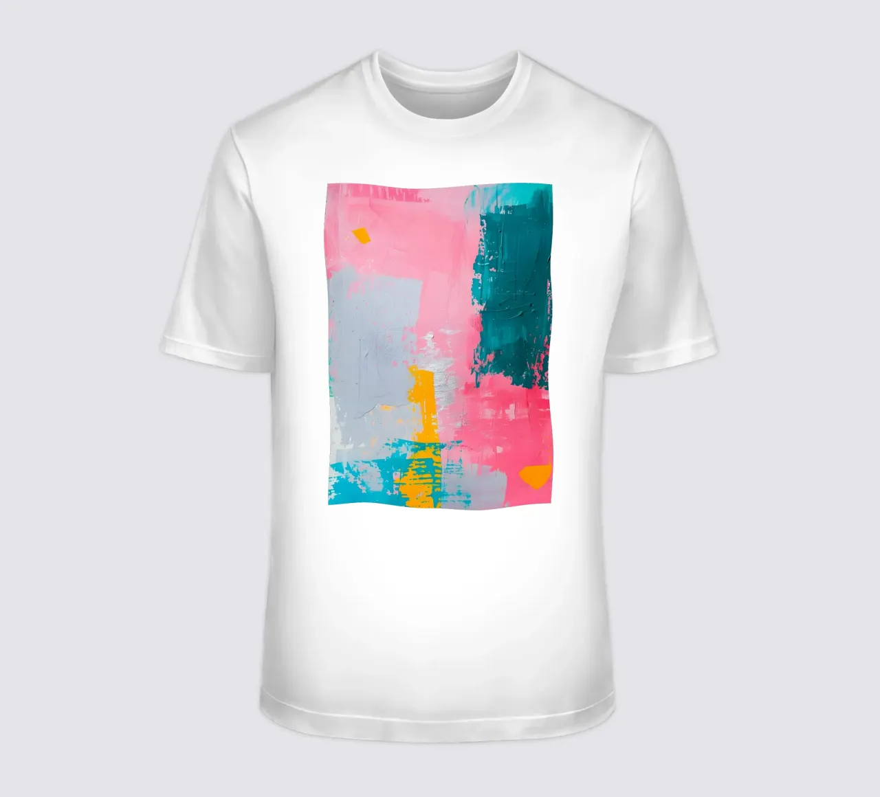 "Urban Canvas" Abstract Expressionist Art - Textured & Bold t-shirt by ClubArt