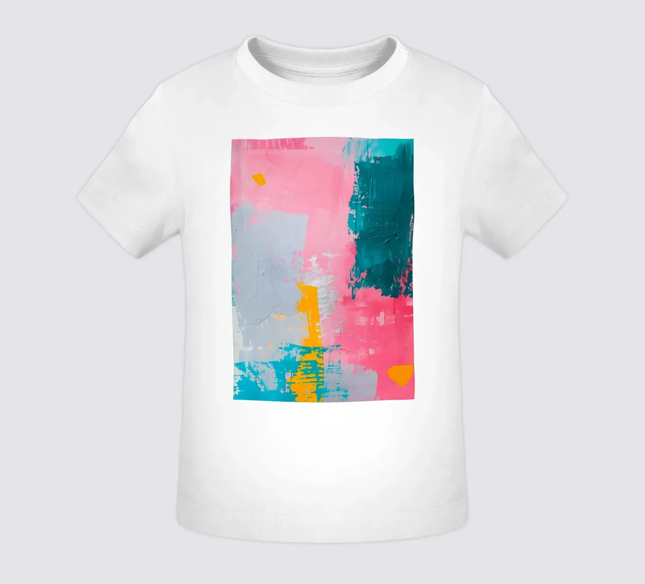 "Urban Canvas" Abstract Expressionist Art - Textured & Bold baby t-shirt by ClubArt