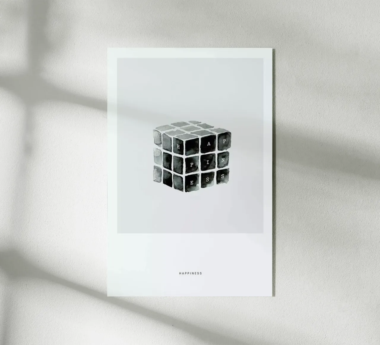 Happiness acrylic glass by Sarah Bühler