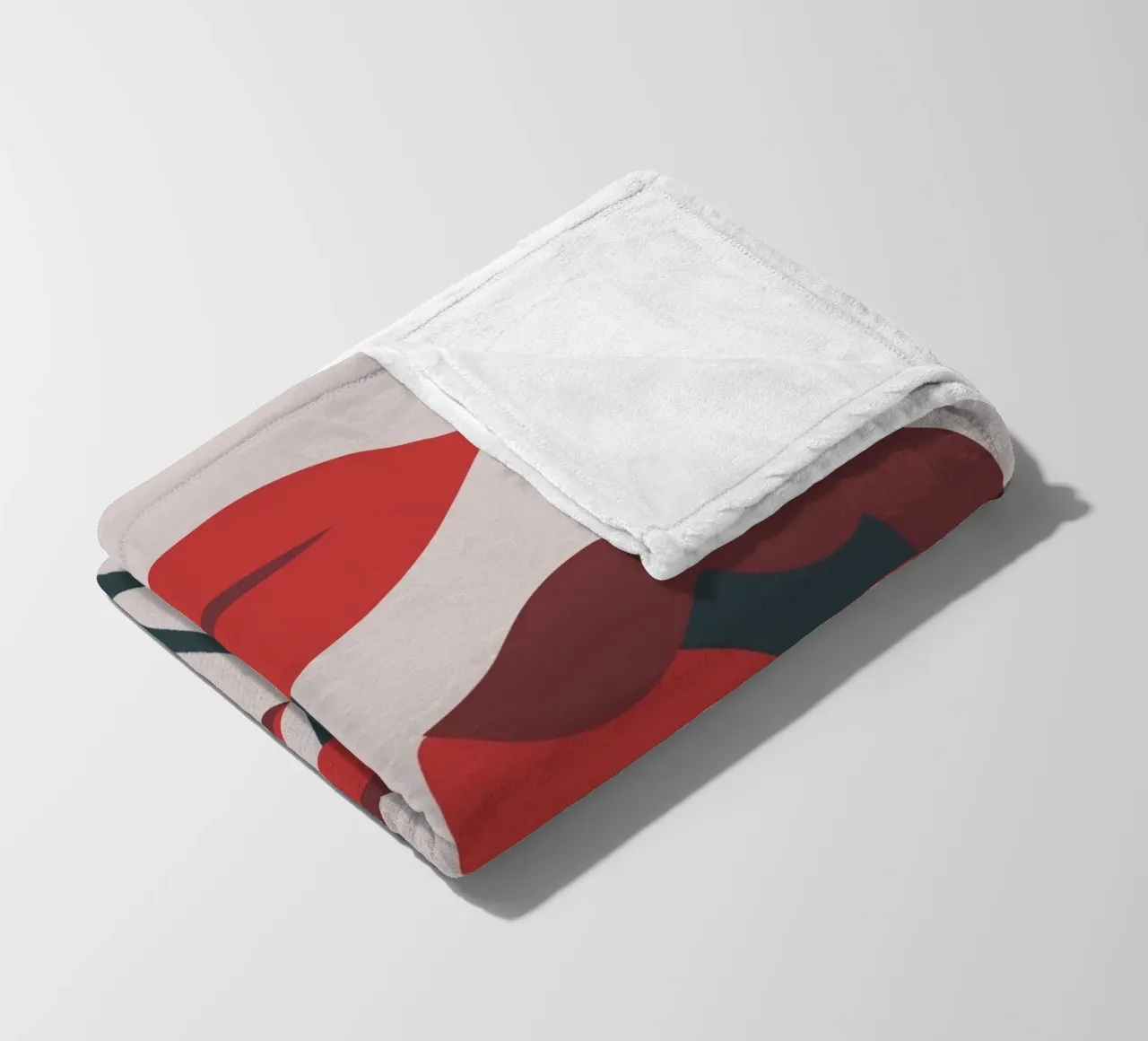 Labbra fiorite coperta in pile da Little Dean
