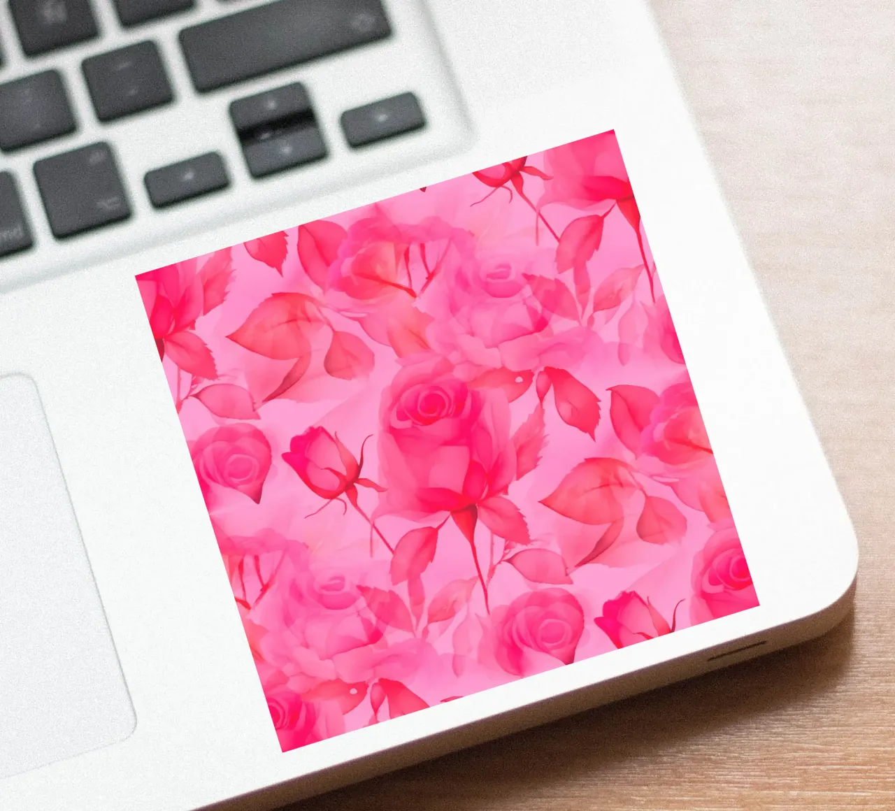 Delicate Roses Orange Pink sticker by SilverPegasus