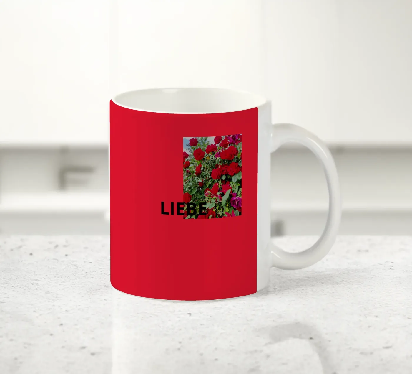 Love ceramic mug by Kreativernetzt
