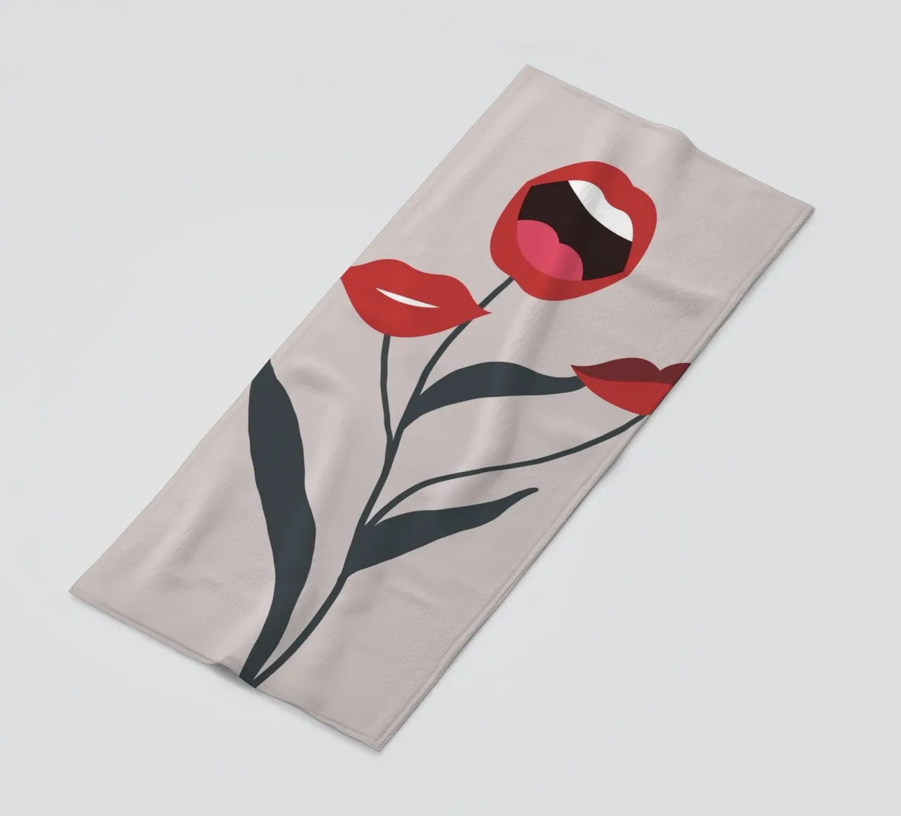 Fiore canterino telo mare da Little Dean