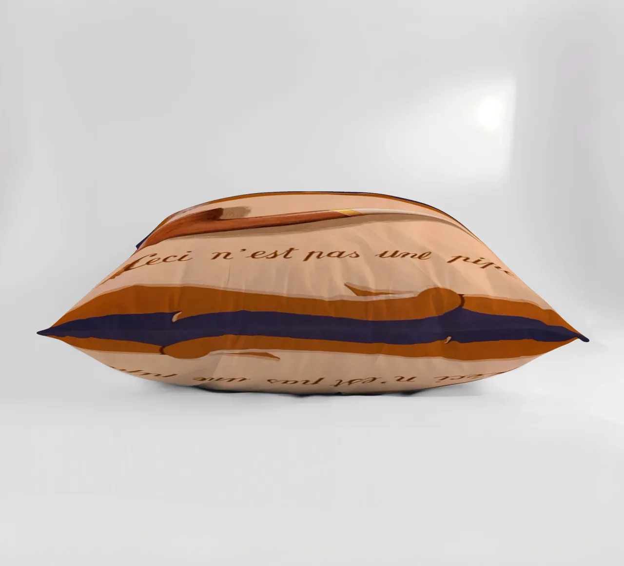The Tune and Also the Words" by René Magritte decorative cushion by Classic Art Prints