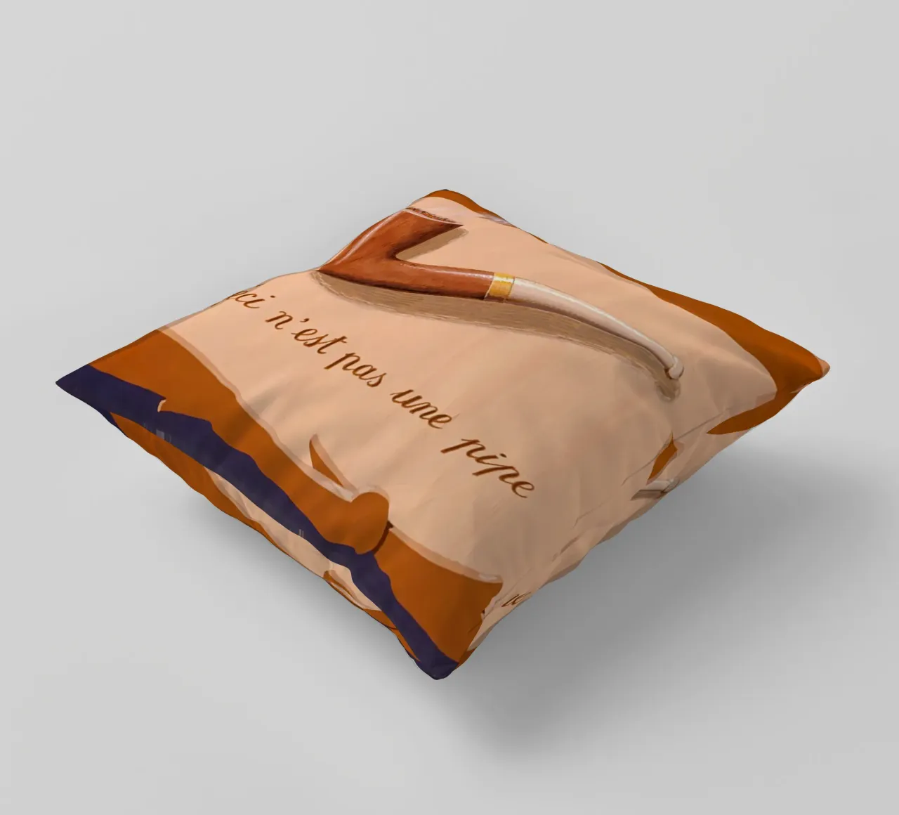 The Tune and Also the Words" by René Magritte decorative cushion by Classic Art Prints
