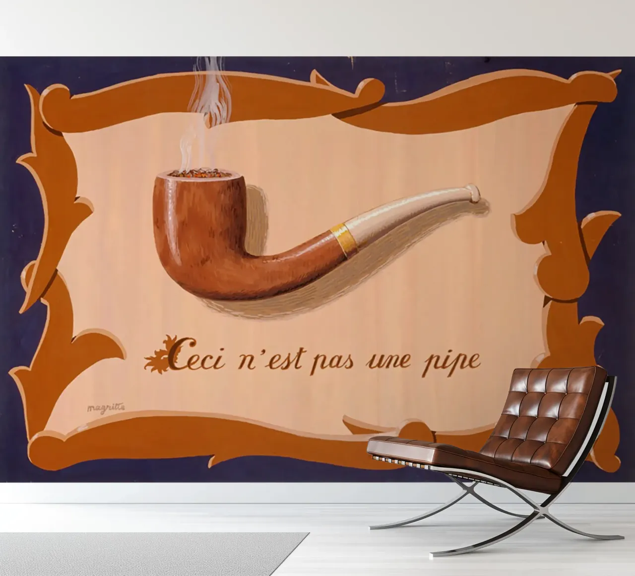 The Tune and Also the Words" by René Magritte photo wallpaper by Classic Art Prints