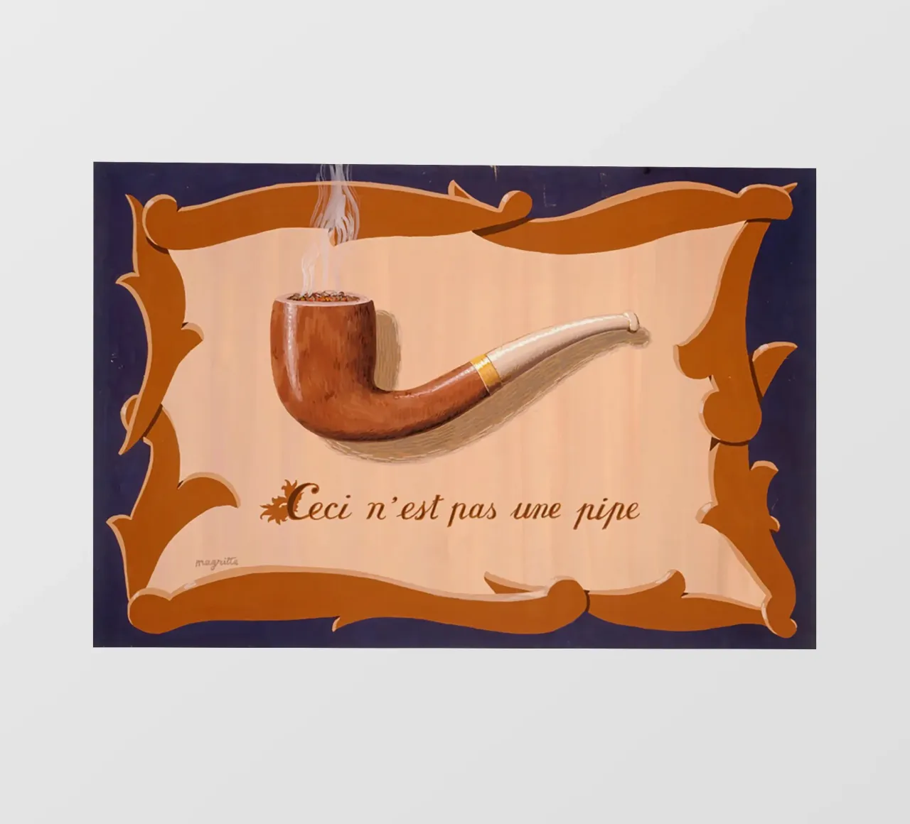 The Tune and Also the Words" by René Magritte photo wallpaper by Classic Art Prints