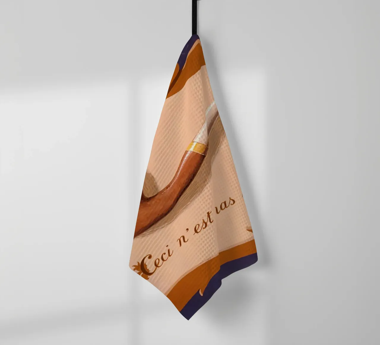 The Tune and Also the Words" by René Magritte tea towel by Classic Art Prints