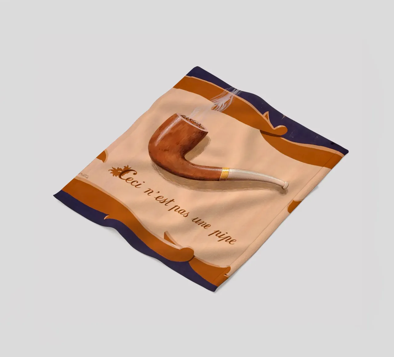 The Tune and Also the Words" by René Magritte fleece blanket by Classic Art Prints
