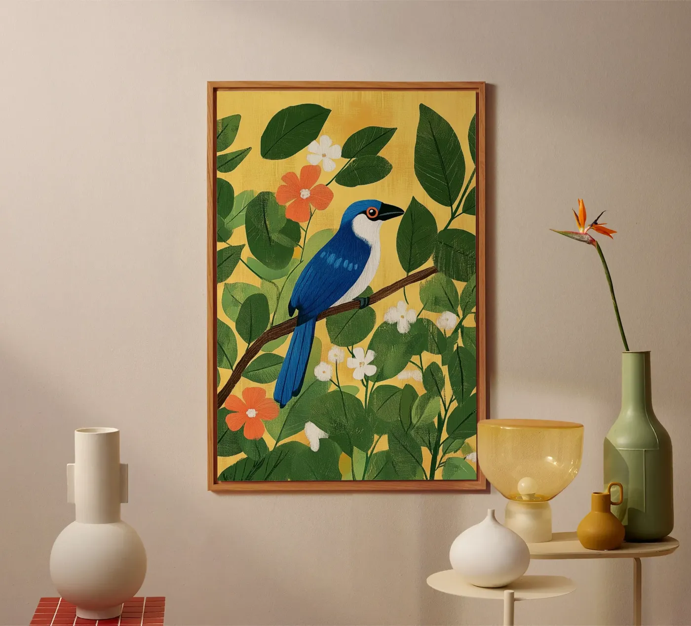 Blue Jay forex plate by Curious Canvas