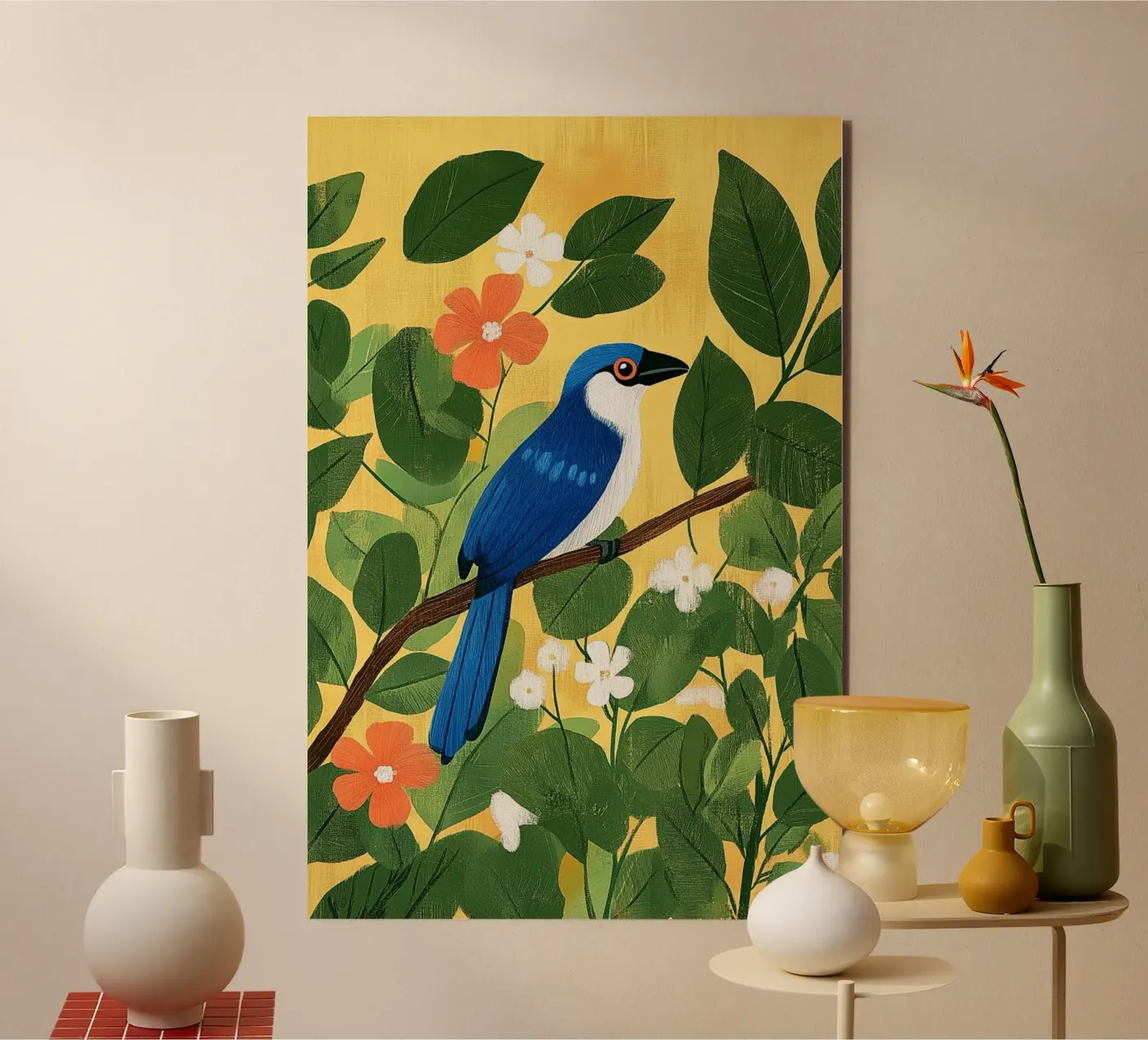 Blue Jay forex plate by Curious Canvas