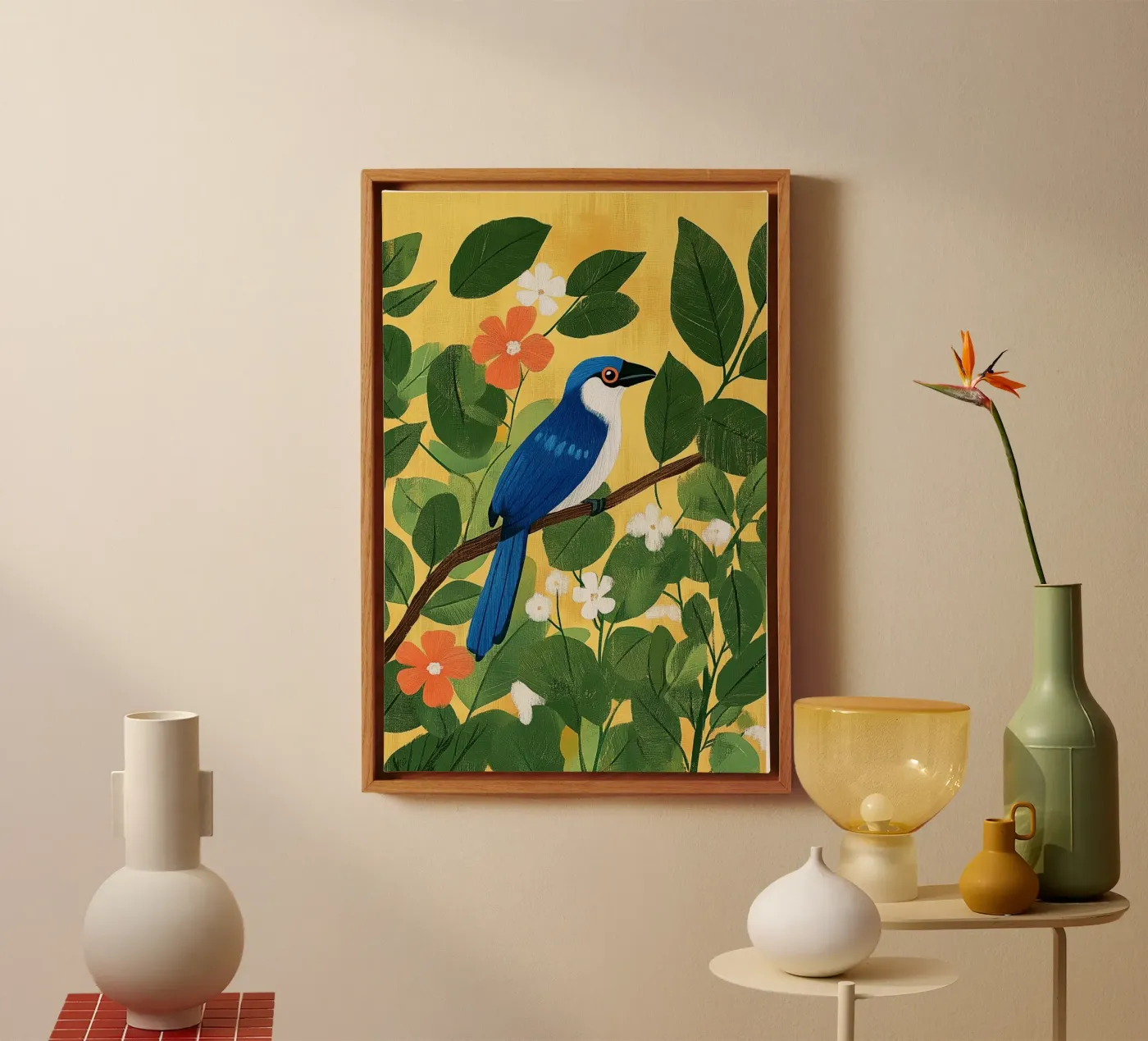 Blue Jay tela da Curious Canvas