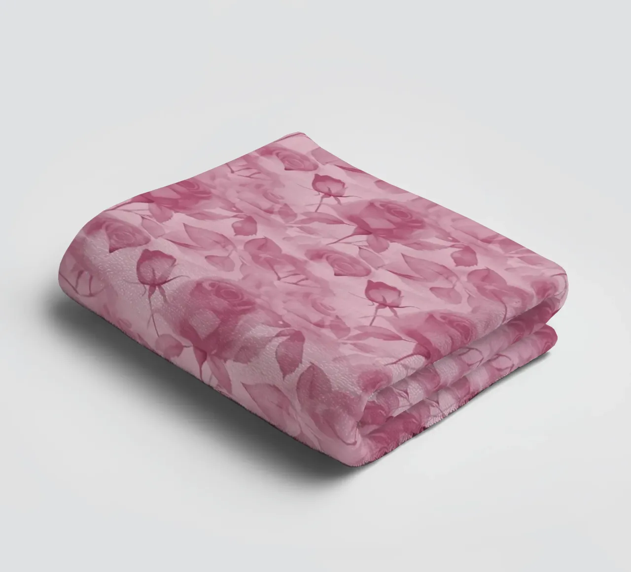 Rose delicate Rosa Polveroso asciugamano da bagno da SilverPegasus