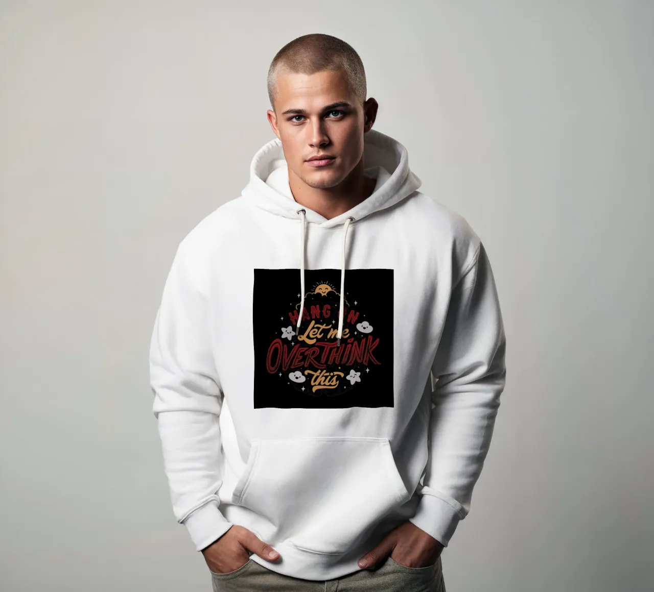 Hang On. Let Me Overthink This. felpa con cappuccio da Tobe Fonseca