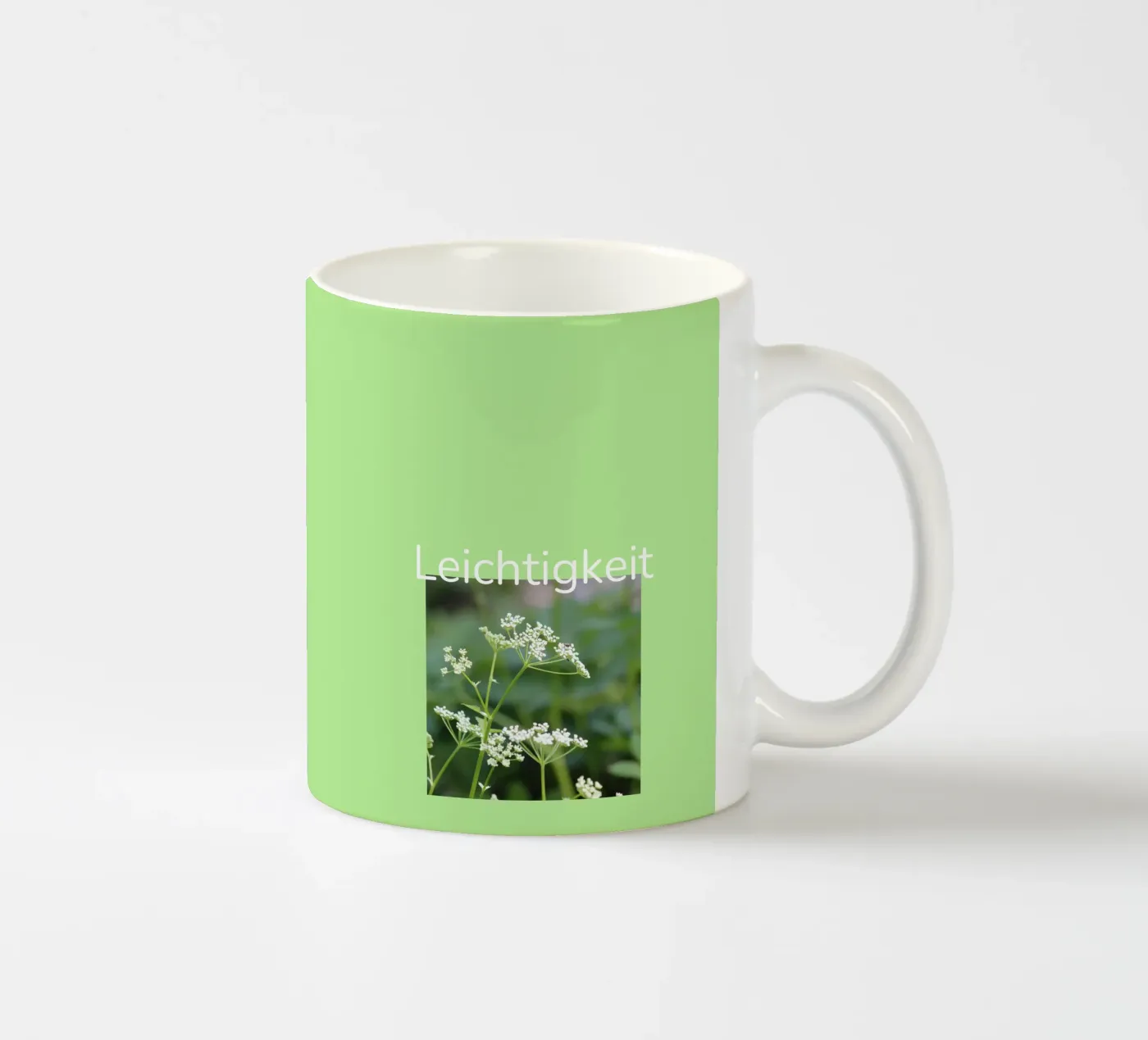 Lightness ceramic mug by Kreativernetzt