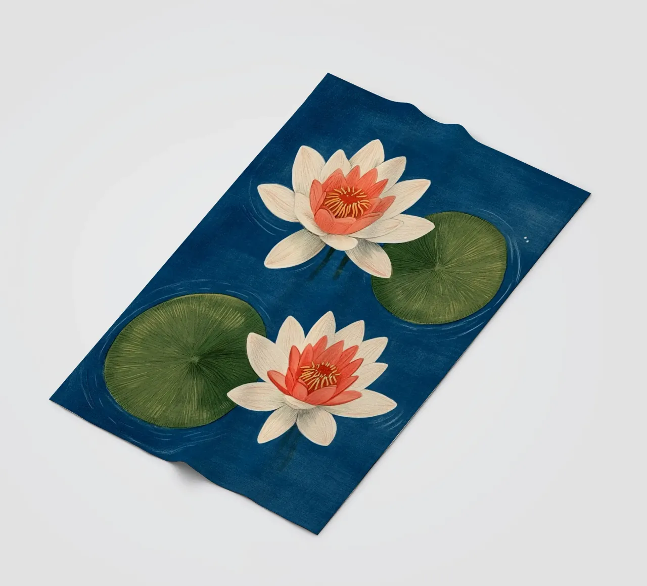 Due ninfee coperta in pile da Curious Canvas