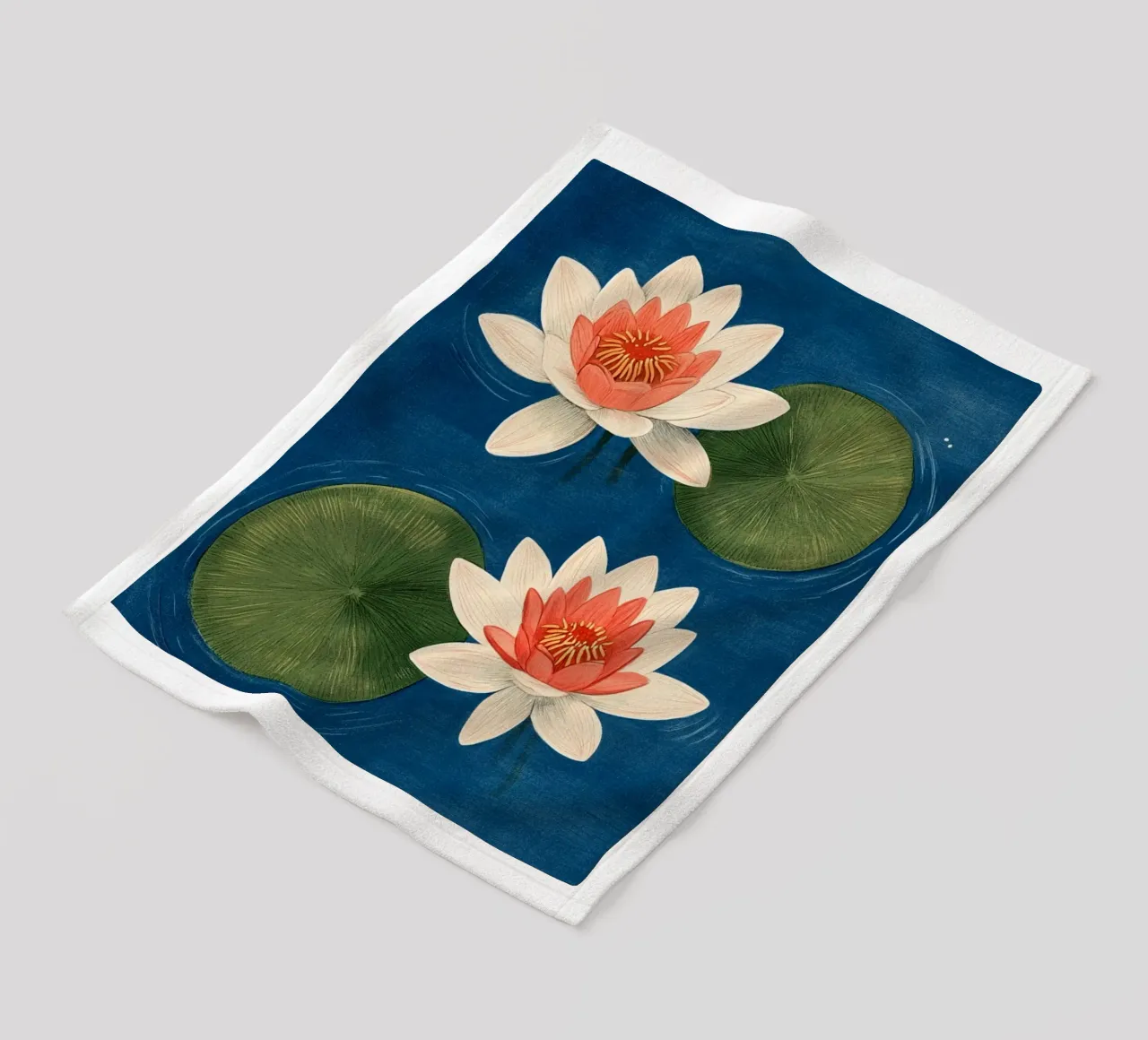 Due ninfee coperta in pile da Curious Canvas