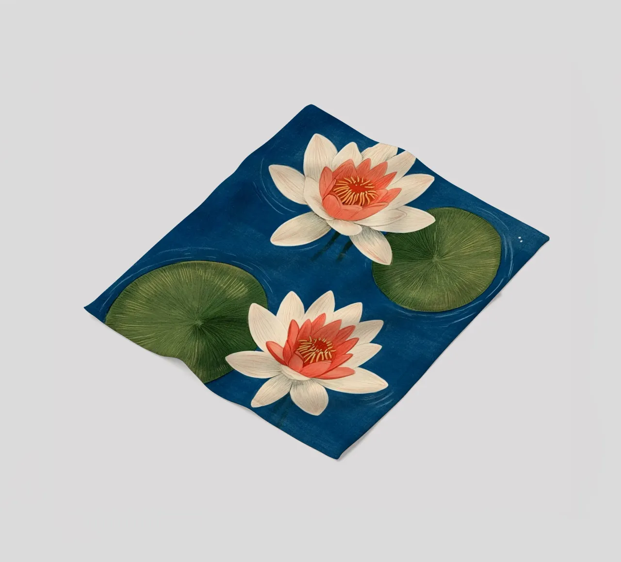 Due ninfee coperta in pile da Curious Canvas