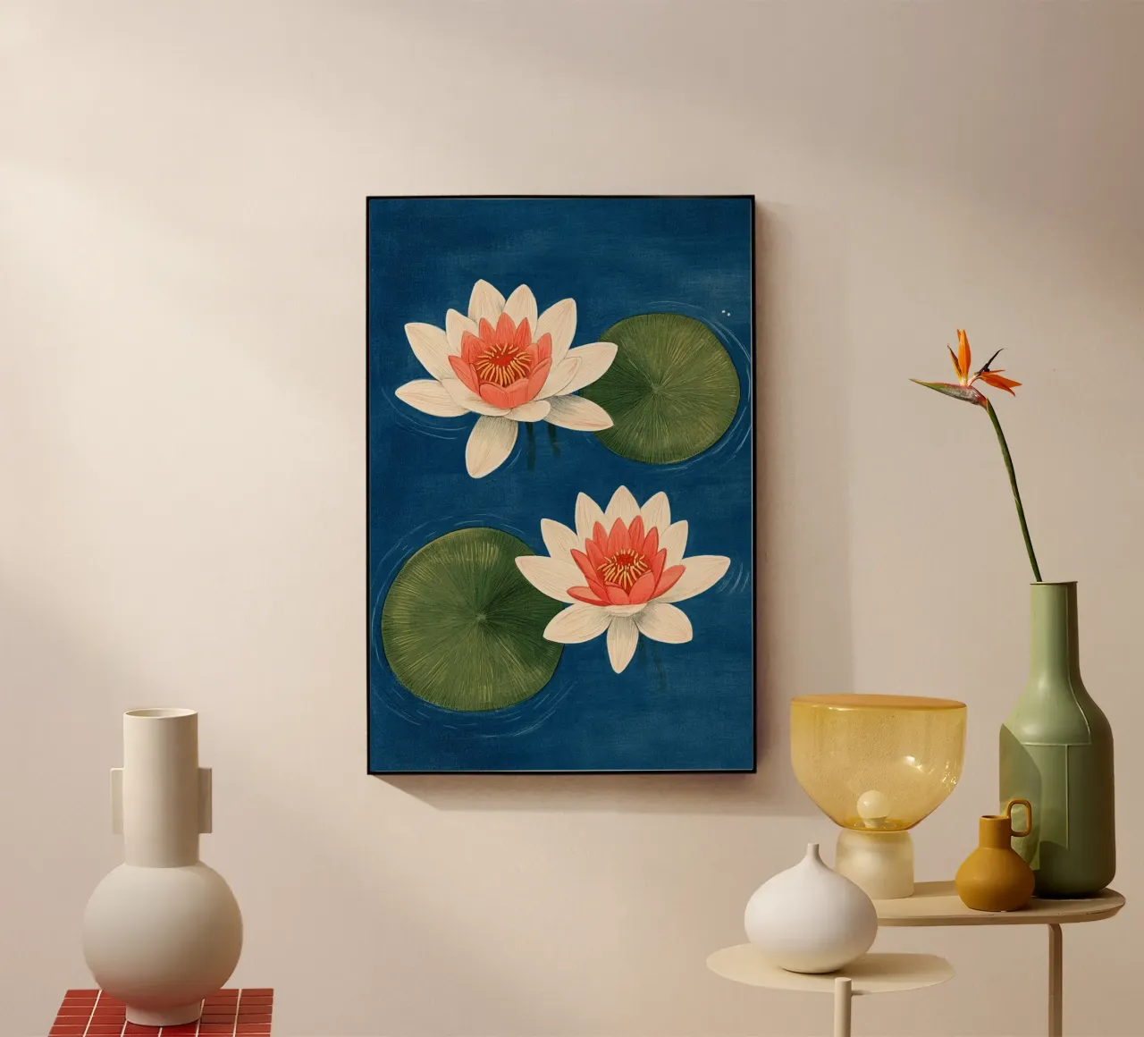 Due ninfee plexiglass da Curious Canvas