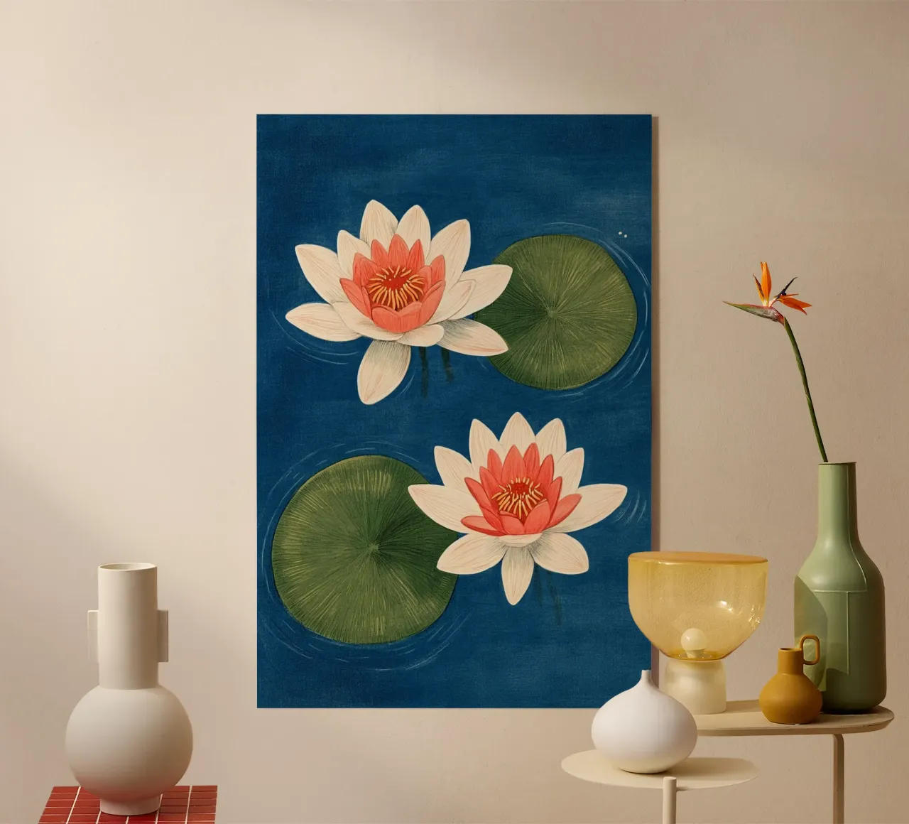 Due ninfee plexiglass da Curious Canvas