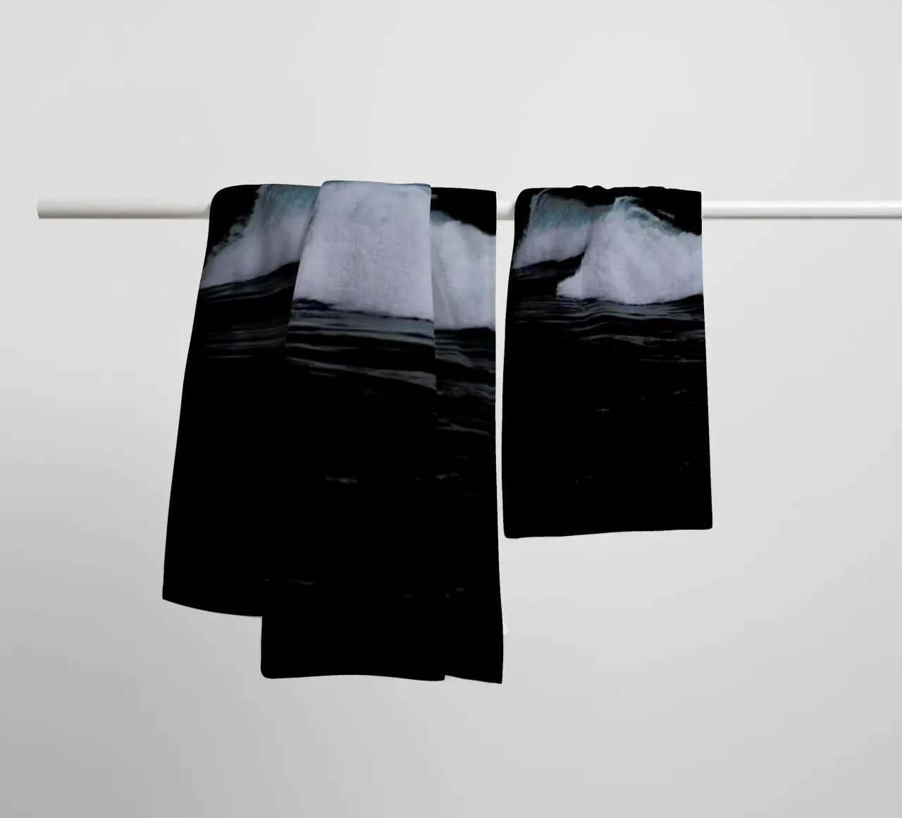 Waveless I towel by Tal Paz-Fridman
