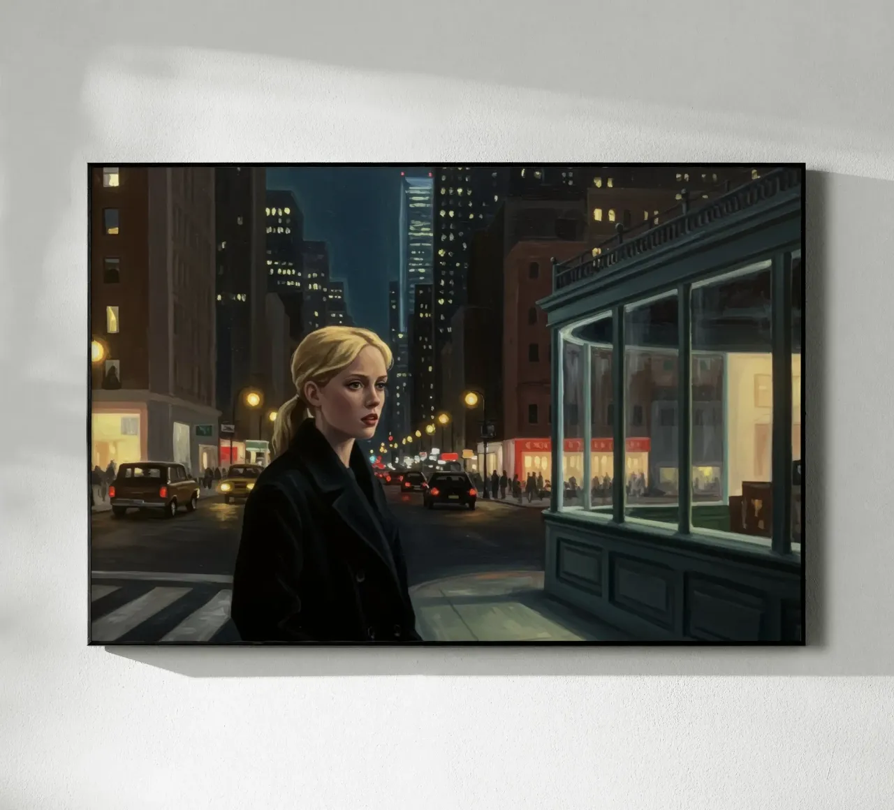 Notte in centro plexiglass da Art Center