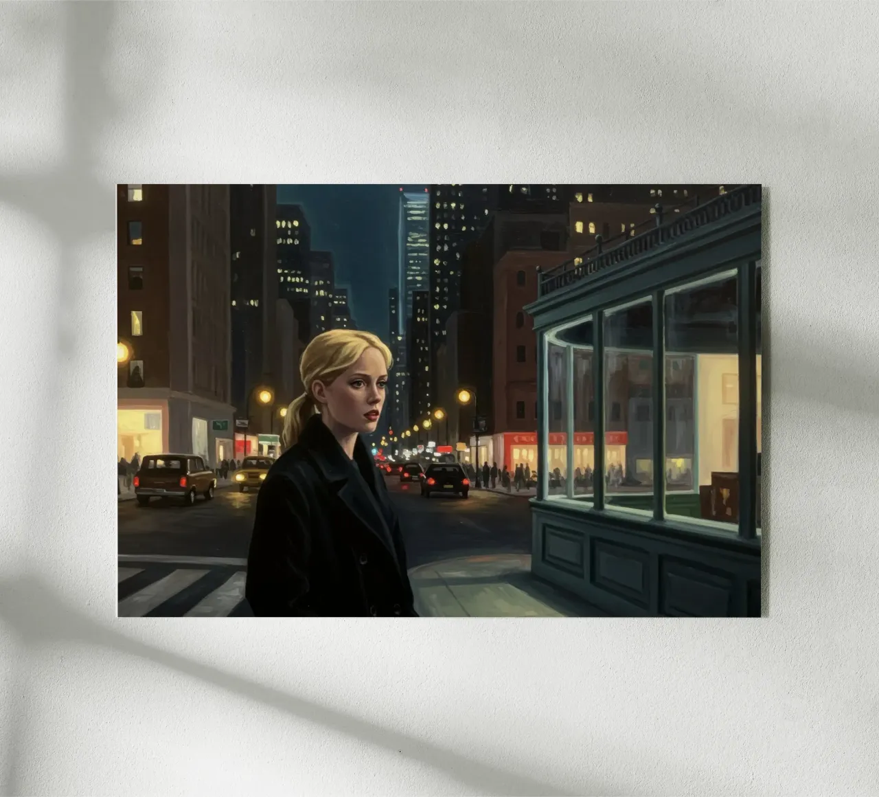 Notte in centro plexiglass da Art Center