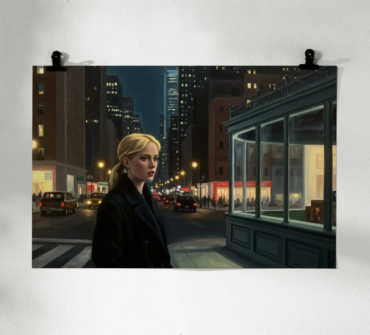 Notte in centro poster da Art Center